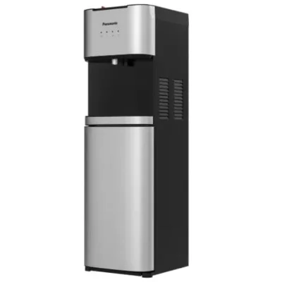 Panasonic Bottom Loading Water Dispenser Black Stainless Steel